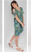 Load image into Gallery viewer, Rayon Kaftan Dress Verbena, Sizes 10 - 16
