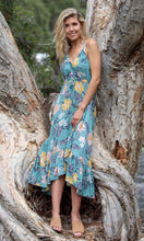 Load image into Gallery viewer, Rayon Dress Maxi Halter Botany
