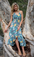 Load image into Gallery viewer, Rayon Dress Maxi Halter Botany
