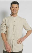 Load image into Gallery viewer, Hemp Cotton  Grandpa Shirt Long Sleeve, More Colours
