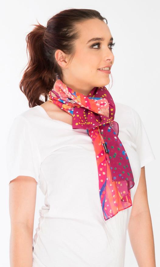 Aboriginal Art Scarf Mothers Country