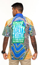Load image into Gallery viewer, Aboriginal Art Unisex Polo NAIDOC 2019 Be the Voice

