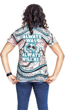 Load image into Gallery viewer, Aboriginal Art Ladies Fitted Polo NAIDOC 2020 Ngulingah Jagun
