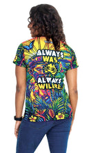 Load image into Gallery viewer, Aboriginal Art Ladies Fitted Polo NAIDOC 2020 Rainforest Warrior
