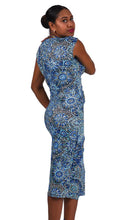 Load image into Gallery viewer, Aboriginal Art V Neck Dress Jamigam Saltwater
