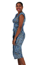 Load image into Gallery viewer, Aboriginal Art V Neck Dress Jamigam Saltwater
