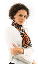 Load image into Gallery viewer, Aboriginal Art Scarf Red Dust Camp
