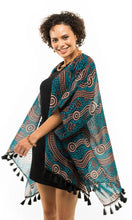 Load image into Gallery viewer, Aboriginal Art Shawl Riverbank
