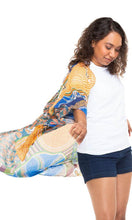 Load image into Gallery viewer, Aboriginal Art Shawl Be the Voice
