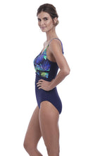 Load image into Gallery viewer, Coconut Grove Ink UW Twist Front Suit - Light Control,, Pre-Order D Cup to H Cup
