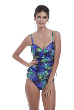 Load image into Gallery viewer, Coconut Grove Ink UW Twist Front Tankini Top,, Pre-Order D Cup to H Cup
