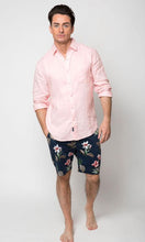 Load image into Gallery viewer, Linen Shirt Long Sleeve Pink
