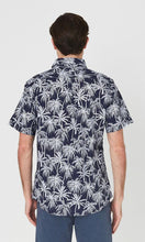 Load image into Gallery viewer, Cotton Poplin Short Sleeve Shirt Beach Palms
