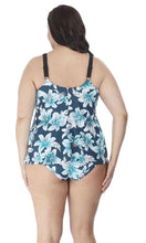 Load image into Gallery viewer, Island Lily Petrol Moulded Tankini - Adjustable Neckline, Pre-Order Size XL - 6XL
