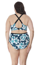 Load image into Gallery viewer, Island Lily Petrol UW Plunge Bikini Top - Multiway, Pre-Order DD Cup to HH Cup
