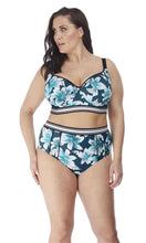 Load image into Gallery viewer, Island Lily Petrol Uw Sweetheart Crop Top, Pre-Order E Cup to H Cup
