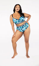 Load image into Gallery viewer, Island Lily Petrol Uw Sweetheart Crop Top, Pre-Order E Cup to H Cup
