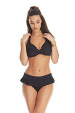 Load image into Gallery viewer, Remix Black UW Padded Halter Bikini Top,, Pre-Order C Cup to GG Cup
