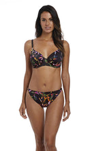Load image into Gallery viewer, Palawan Black UW Gathered Full Cup Bikini Top
