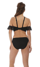 Load image into Gallery viewer, Marseille Black UW Bardot Bikini Top, Pre-Order D Cup to G Cup
