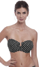 Load image into Gallery viewer, Santa Monica Black &amp; White UW Bandeau - Multiway Strap, Pre-Order D Cup to G Cup
