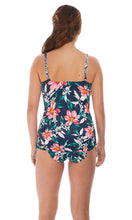 Load image into Gallery viewer, Port Maria Ink UW Twist Front Tankini, Pre-Order D Cup to H Cup
