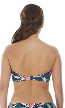 Load image into Gallery viewer, Port Maria Ink UW Twist Bandeau - Scarf Tie, Pre-Order D Cup to G Cup
