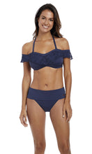 Load image into Gallery viewer, Marseille Twilight UW Bardot Bikini Top, Pre-Order D Cup to G Cup
