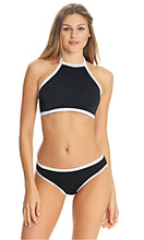 Load image into Gallery viewer, Back to Black UW High Neck Crop Top, Pre-Order D Cup to FF Cup
