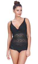 Load image into Gallery viewer, Sundance Black UW Padded Tankini Top, Pre-Order D Cup to GG Cup
