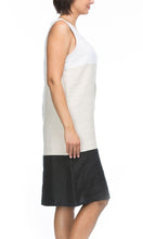 Load image into Gallery viewer, Linen Dress Spliced Round Neck
