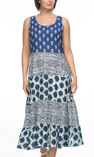 Load image into Gallery viewer, Cotton Viscose Tiered Dress Multi Print
