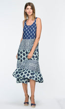 Load image into Gallery viewer, Cotton Viscose Tiered Dress Multi Print

