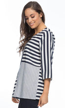 Load image into Gallery viewer, Viscose Linen Top Multi Striped Panel
