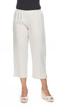 Load image into Gallery viewer, Linen Pants Cropped Pull On, More Colours
