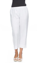 Load image into Gallery viewer, Linen Pants Cropped Pull On, More Colours
