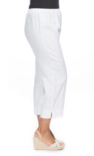 Load image into Gallery viewer, Linen Pants Cropped Pull On, More Colours

