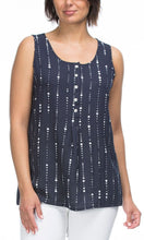 Load image into Gallery viewer, Viscose Cami Top Stripe Print
