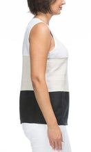 Load image into Gallery viewer, Linen Top Spliced Round Neck
