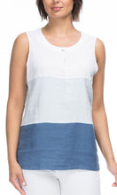 Load image into Gallery viewer, Linen Top Spliced Round Neck
