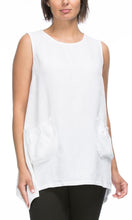Load image into Gallery viewer, Linen Tunic Sleeveless Longline, More Colours
