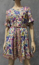 Load image into Gallery viewer, Rayon Dress Mini Shift Lyrebird Bloom, More Colours
