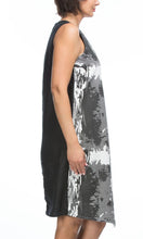 Load image into Gallery viewer, Linen Dress Sleeveless Print Layer
