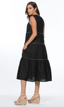 Load image into Gallery viewer, Linen Dress Tiered
