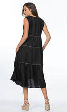 Load image into Gallery viewer, Linen Dress Tiered

