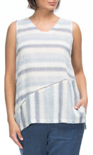 Load image into Gallery viewer, Linen Top Spliced Striped
