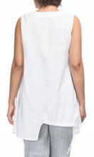 Load image into Gallery viewer, Linen Top Sleeveless Foil Print
