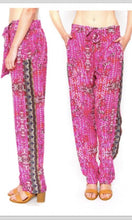 Load image into Gallery viewer, Silk Pant Embellished Morrocan Romance, Sizes AUS  8 - 12
