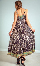 Load image into Gallery viewer, Silk Dress Frill Strap Maxi Siberia
