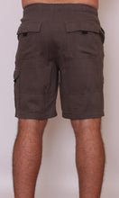 Load image into Gallery viewer, Bamboo Men's Short Elastic Waist Shorter Length, Khaki
